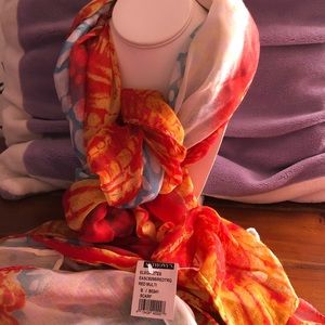 Multicolored Polyester Scarf